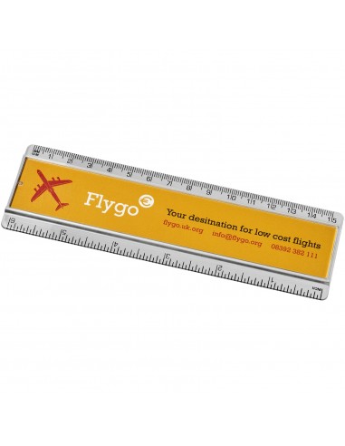 Ellison 15 cm plastic ruler with paper insert