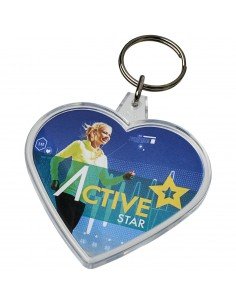 Combo heart-shaped keychain 2