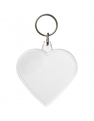 Combo heart-shaped keychain