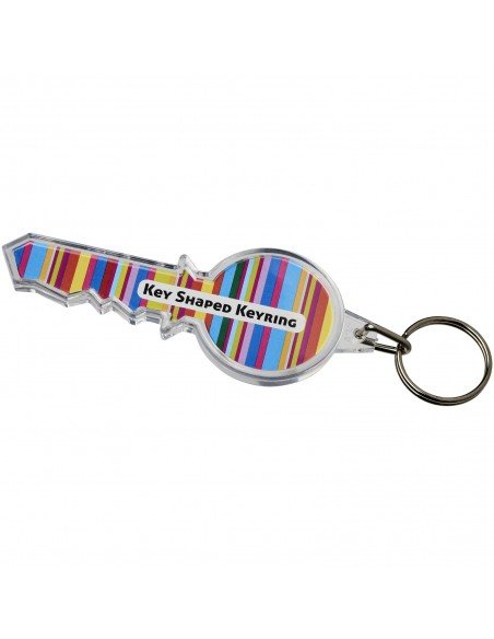 Combo key-shaped keychain Combo key-shaped keychain