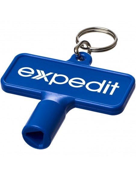 Maximilian rectangular utility key keychain 