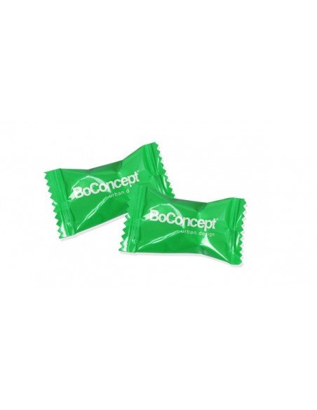 Reklaminė karamelė pakuotėje flow pack