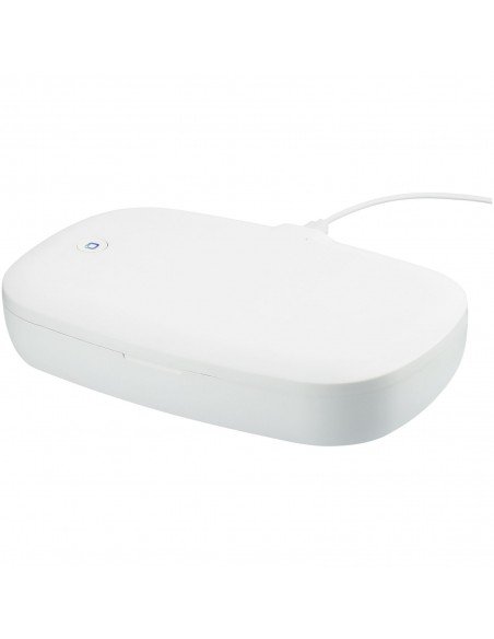Capsule UV smartphone sanitizer with 5W wireless charging pad