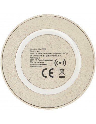 Naka 5W wheat straw wireless charging pad
