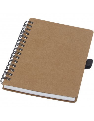 Cobble A6 wire-o recycled cardboard notebook with stone paper