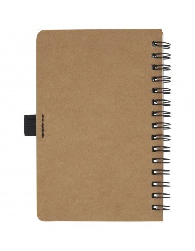 Cobble A6 wire-o recycled cardboard notebook with stone paper
