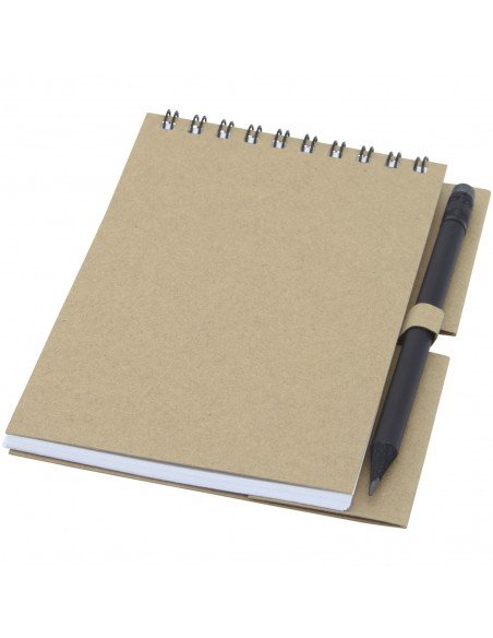 Luciano Eco wire notebook with pencil - small
