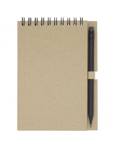 Luciano Eco wire notebook with pencil - small