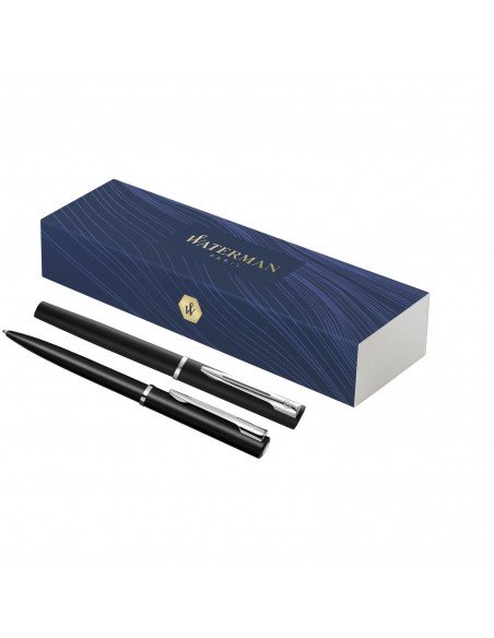 Allure ballpoint and rollerball pen set