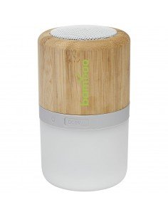 Aurea bamboo Bluetooth® speaker with light 2