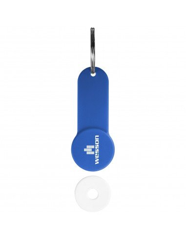 Shoppy coin holder keychain