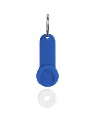 Shoppy coin holder keychain