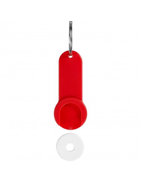 Shoppy coin holder keychain