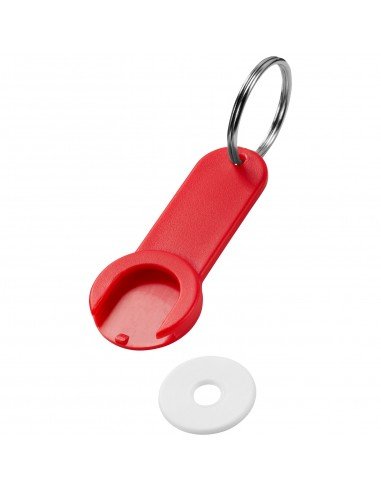 Shoppy coin holder keychain