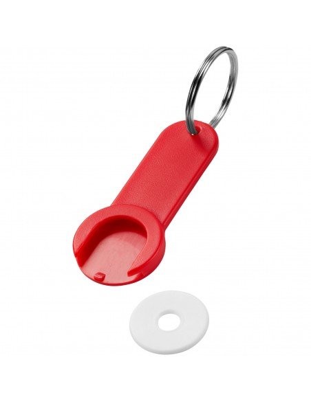 Shoppy coin holder keychain
