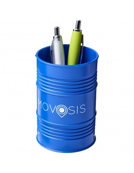 Bardo oil drum style plastic pen pot