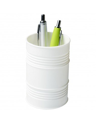 Bardo oil drum style plastic pen pot