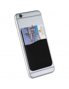 Slim card wallet accessory for smartphones