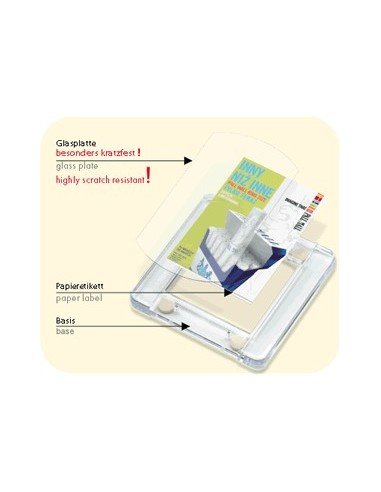 Pinigų grąžos lėkštelė SQUARE LUX