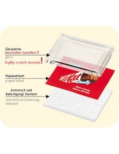 Stiklinė pinigų grąžos lėkštelė TOP GLASS 2 2