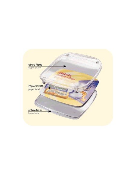 Stiklinė pinigų grąžos lėkštelė OPTIMA