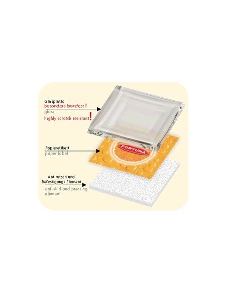 Stiklinė pinigų grąžos lėkštelė TOP GLASS 3 Stiklinė pinigų grąžos lėkštelė TOP GLASS 3