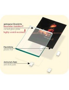 Stiklinė pinigų grąžos lėkštelė DIAMOND 2