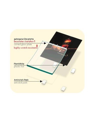 Stiklinė pinigų grąžos lėkštelė DIAMOND