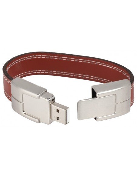 USB atmintinės su odinėmis apyrankėmis