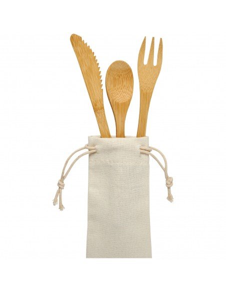 Celuk bamboo cutlery set