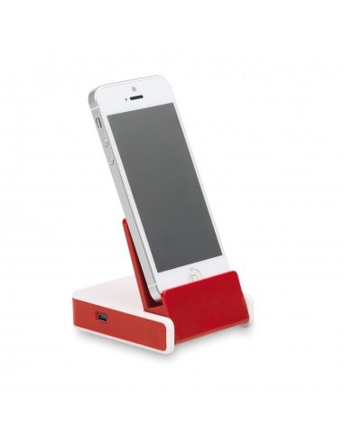 USB šakotuvas su stovu mobiliajam telefonui