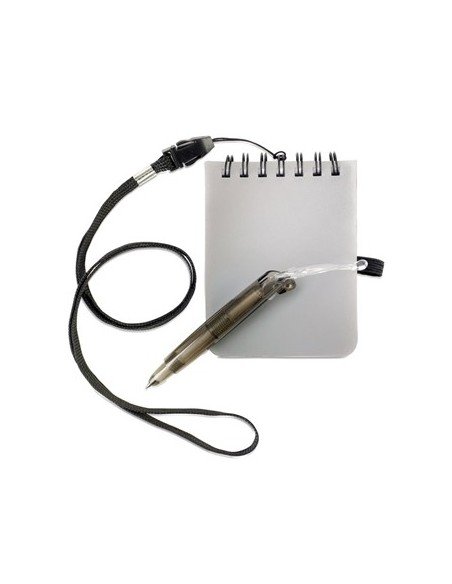 Maža užrašų knygutė MEMOMINI su rašikliu ir kaklajuoste