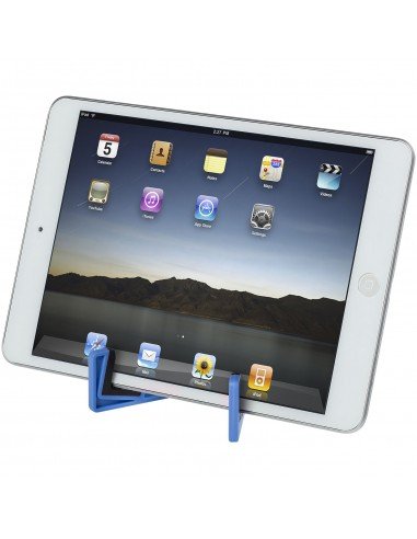 Slim device stand for tablets and smartphones