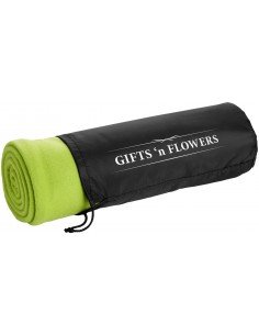 Skirtingų spalvų minkšti pledai su Jūsų logotipu 2