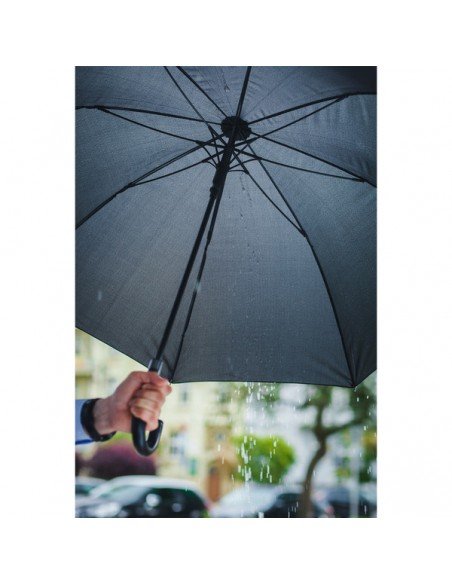 Lausanne auto open umbrella, black