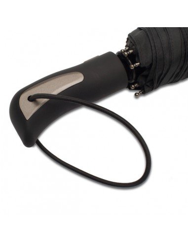 Vernier foldable stormproof umbrella, black