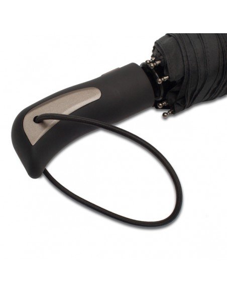Vernier foldable stormproof umbrella, black