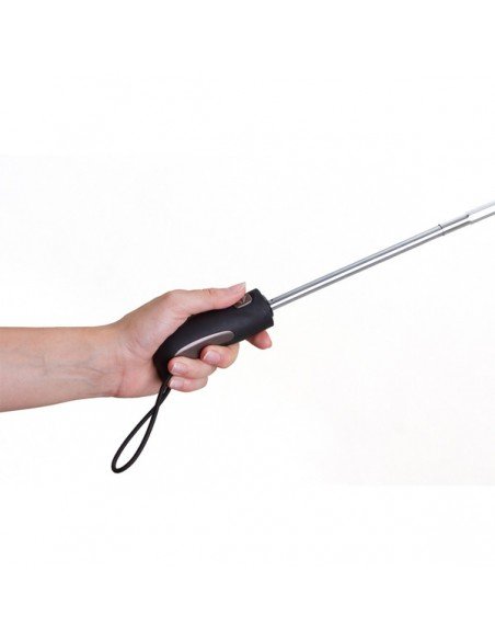 Vernier foldable stormproof umbrella, black