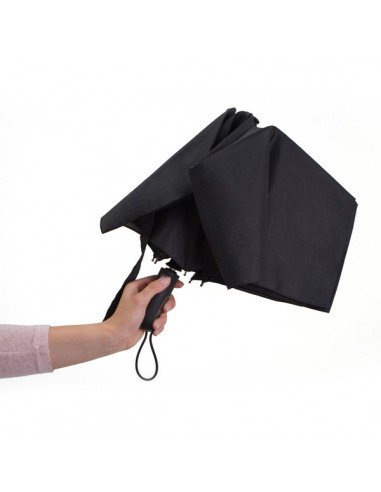 Vernier foldable stormproof umbrella, black