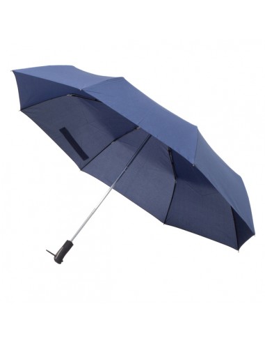 Vernier foldable stormproof umbrella, dark blue