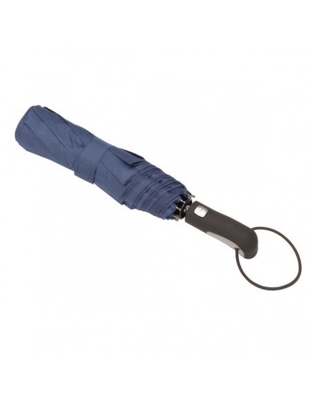 Vernier foldable stormproof umbrella, dark blue