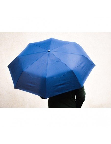 Vernier foldable stormproof umbrella, dark blue