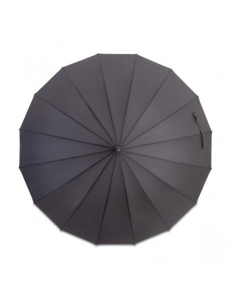 Thun 16 panel auto umbrella, black