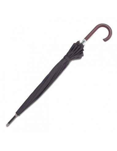 Thun 16 panel auto umbrella, black