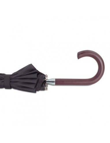 Thun 16 panel auto umbrella, black