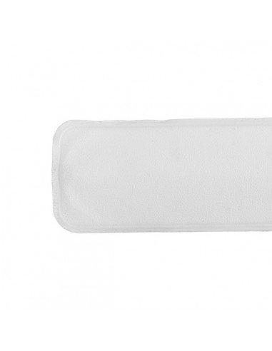 Safety snap band, silver