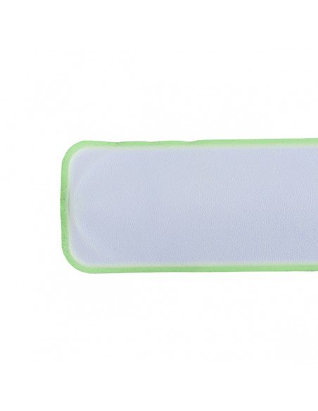 Safety snap band, dark green