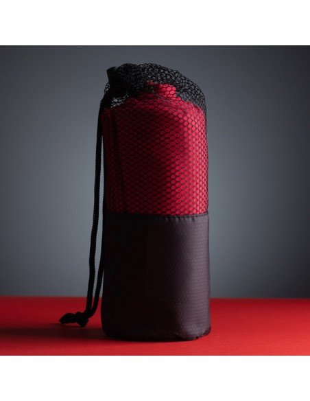 Sparky sports towel, red