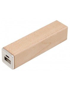 Medinis nešiojamas įkroviklis Wood Tube 2