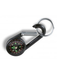 Raktų pakabukas su kompasu ir karabinu 2